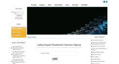 Desktop Screenshot of insaatyonetimi.com