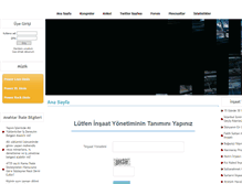 Tablet Screenshot of insaatyonetimi.com